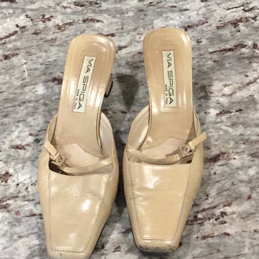 Via Spiga Mule Heels Size 9